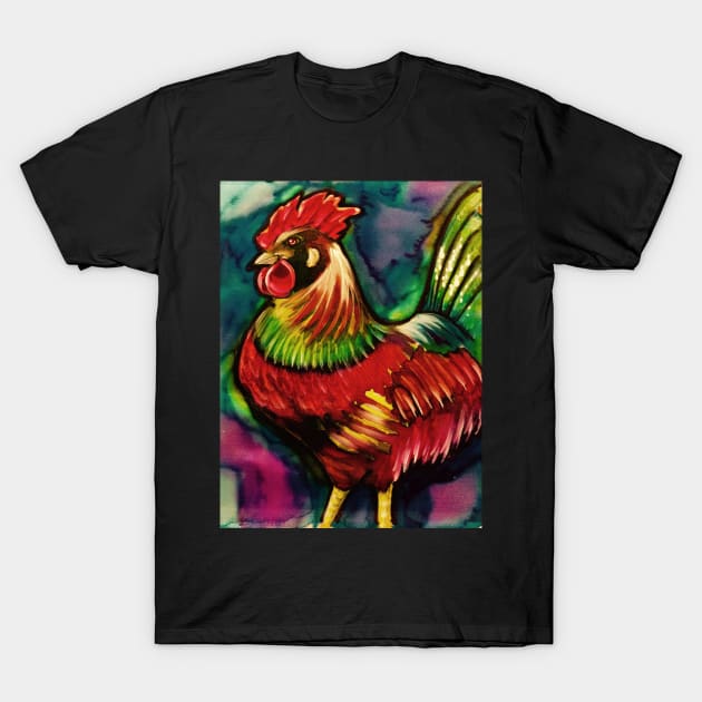 Rooster T-Shirt by Pipsilk